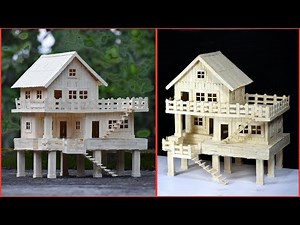 How to Build Popsicle Stick House || DIY Craft Idea | MissDIY Star