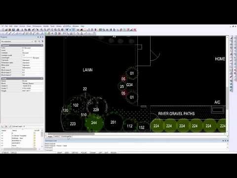 Using hatching and closed polylines to represent areas of grass in landscape CAD drawings