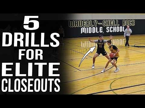 5 Best Closeout Drills for Basketball Coaches V2 | Drills For Lockdown Individual Defense