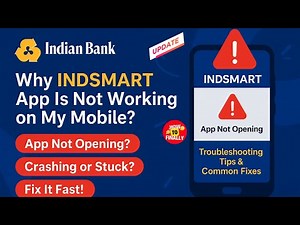 Indian Bank Indsmart | indian bank indsmart app not working | Reason & Fix It