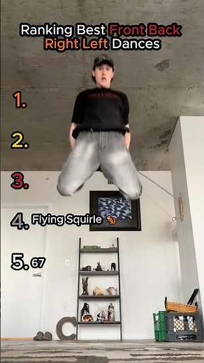 Ranking Best Front Back Left Right Dances