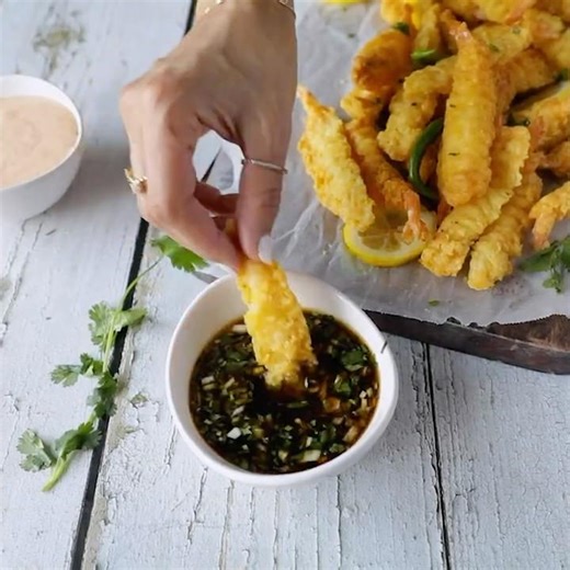 Homemade Shrimp Tempura with Easy Dipping Sauces