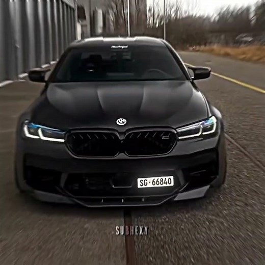 bmw m5 f90 competition fully black colour car edit #bmw #trending