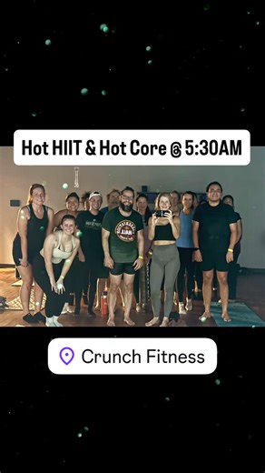 Tara Kilton- Certified Nutrition Coach & Personal Trainer on Instagram: "🔥 5:30 AM HOT HIIT + HOT CORE🔥 We didn’t let the late night Super Bowl festivities get in the way of showing-up for this morning’s class at 5:30AM! Hot HIIT to work our ❤️ Hot Core for our abs of Steel in progress 🤣 Every single person left stronger than they walked in💪 You don’t need perfect conditions—you just need to start. Everyone moves at their own pace and fitness level in my Hot classes. If you’ve been thinking 