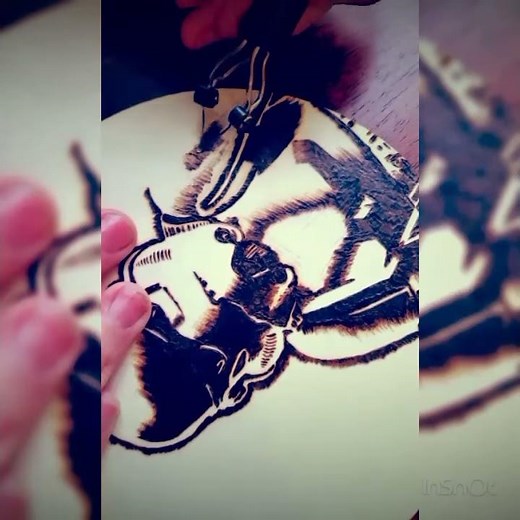 First piece using the peter child pyrography machine