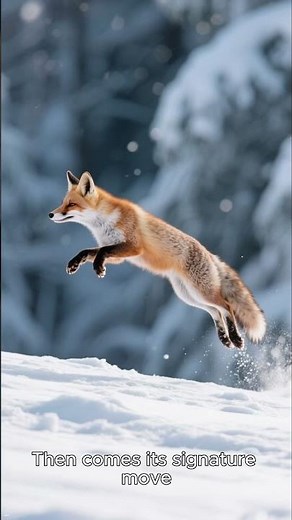 Red Fox: Winter Snow Hunter #nature