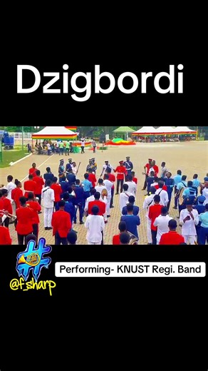 KNUST Regimental Band Performs 'Dzigbordi'