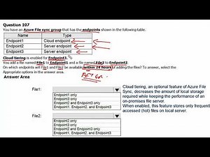 63. MS Azure Administrator Associate AZ 104 - Azure file sync, storage account, register server
