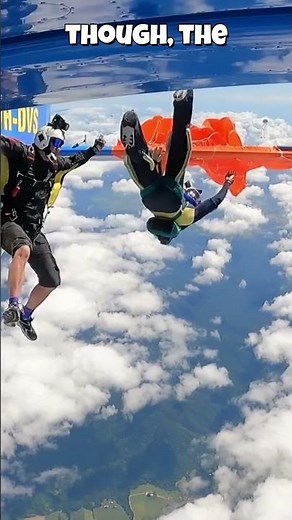 Is This The Worst Skydiving Accident Ever? 🪂🚫 #skydiving #accident #fail