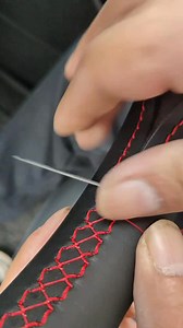 348K views · 556 reactions | My weekend relaxation: sewing this wheel wrap. #cars #trucks #automobile #interiordesign #handmade #steeringwheelcover #sewing #stitch #tutorial #enjoy #relax #satisfying #diy | MaxSpeeding | Facebook