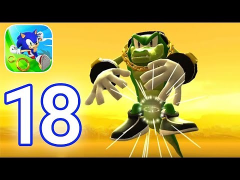 Sonic Dash - Gameplay Walkthrough Part 18 - Vector The Crocodile (iOS, Android)