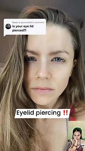 5.1K views · 157 reactions | #piercing #eyelidpiercing #piercingjewelry #piercingideas #TrendingReels #maereaction #bodymodification | Mae Reaction New | Facebook