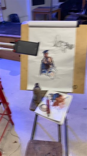 Some drawings from last weeks Life Drawing class at @studioone.toitu . First one was my own. We tried something a little different, using gouache with the added challenge of doing it on newsprint lol. Our model @duhh_its_dahliaa did a terrific job, if you’d like to have a go at drawing her, we are trialing a drop in life drawing session next Tuesday from 6:30 - 8:30. Bring your own materials and have a draw. Uninstructed, open to all skill levels etc . #lifedrawing #lifedrawings #gouache #figure