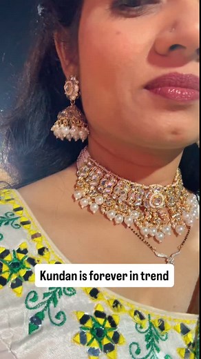 Kundan necklace set —always in trend, always in style. | miaraa.jewels | Facebook