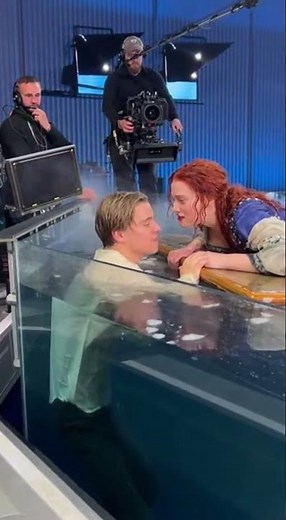 "The Most Emotional Titanic Water Scene Ever" #titanic #filmset