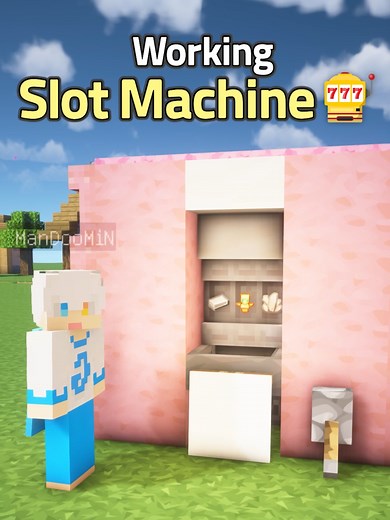 Создание рабочего игрового автомата в Minecraft