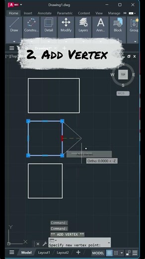 AutoCAD Grip Editing Explained | Edit Objects Faster Without Commands #shorts #autocad #autocadtips