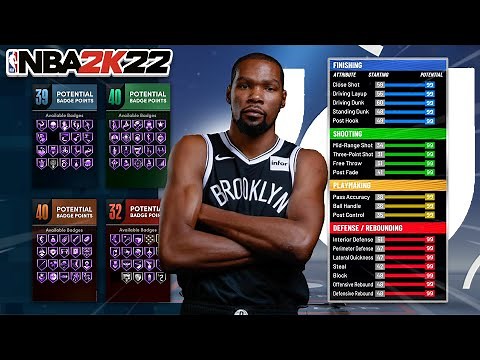 NEW GLITCHED 6'10 KEVIN DURANT BUILD in NBA 2K22