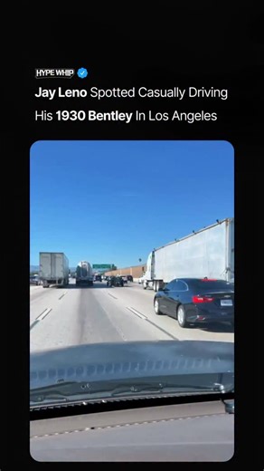 HYPEWHIP on Instagram: "Jay Leno turning heads in Los Angeles traffic isn’t new, but seeing him casually cruising a 1930 Bentley is the kind of sight that stops car people in their tracks. This beast isn’t just a vintage cruiser—it’s the Bentley he fitted with a massive 27-liter aircraft engine, making it one of the wildest street-driven antiques on the planet. What’s more impressive, the car still running strong after nearly a century or Leno daily-driving it like it’s no big deal? ( Media: @pe