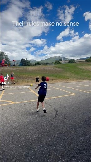 Ambushed in 4-Square by Dean, Tallon & Rockwell. Send help or chalk! #rulebreakers #kids #foursquare