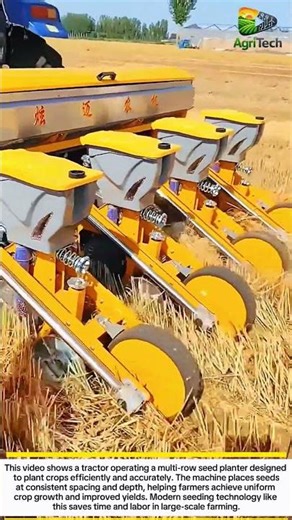 Tractor Seed Planter Machine | High Efficiency Row Seeding Technology