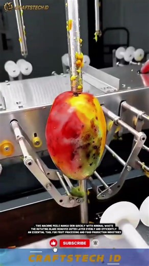 Mango Peeling Machine for Fast and Efficient Fruit Processing Operations #machine