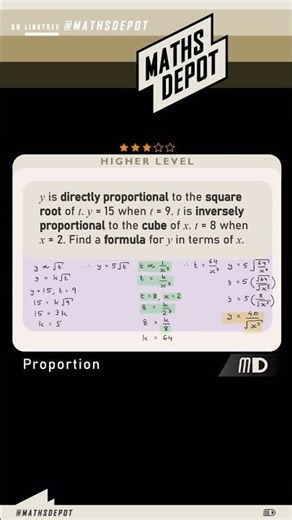 The "SECRET" to Direct & Inverse PROPORTION #mathsshorts #shorts #maths #mathstricks #math #mathhelp
