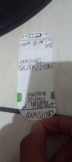 Samsung galaxy j2 core alarm has battery etmpy