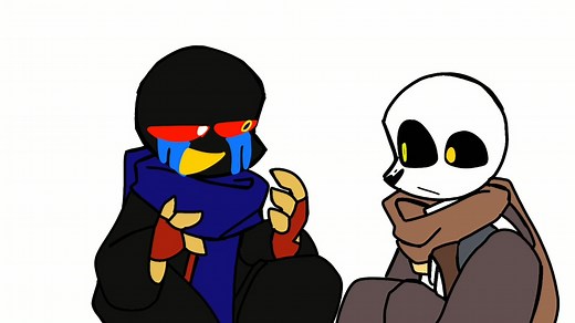 idk what to caption help 😦 #sansau #flipaclip #animation #inksans #errorsans