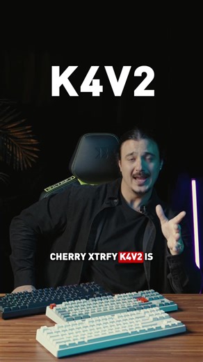 Discover the Cherry Xactify K4V2 Gaming Keyboard