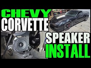 C6 CORVETTE REAR SPEAKER INSTALL WITH BOSE - REAR PANEL REMOVAL