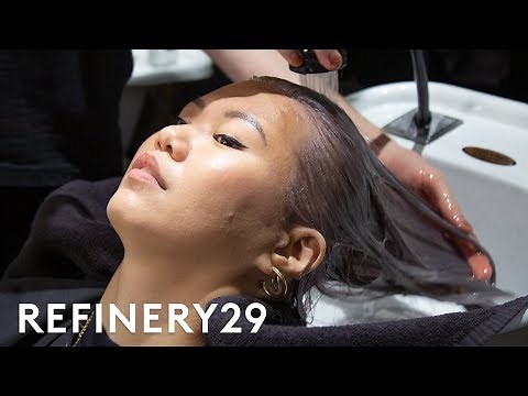 I Dyed My Lilac Hair Pastel Blue | Beauty With Mi | Refinery29