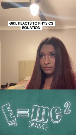 Girl Reacts to Complex Physics Equation