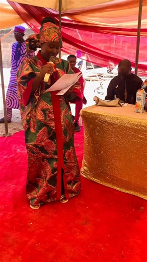 🎤 Delivering the speech on behalf of the First Senior Prefect Boy, Asiru Stephen Oluwatobi, in absentia. #GLMS@30 #EducationWithGodliness | Busayo Victoria Adeoye
