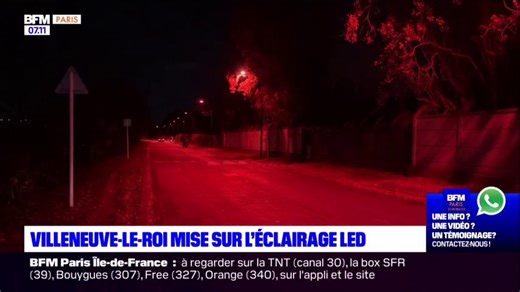 Villeneuve-le-Roi devient la première commune francilienne a utilisé l'éclairage public LED, contrôlé à distance | BFM Paris Île-de-France | Facebook