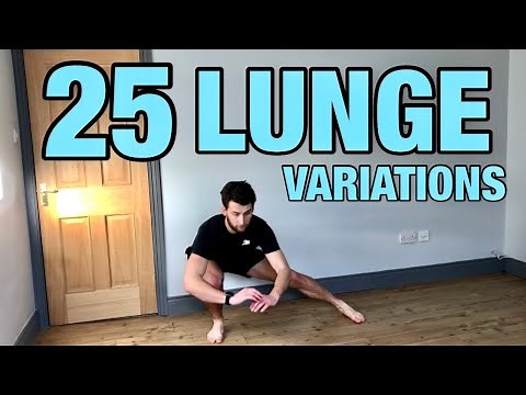 25 BEST LUNGE VARIATIONS - ALL BODYWEIGHT NO EQUIPMENT (BEGINNER TO ADVANCED)