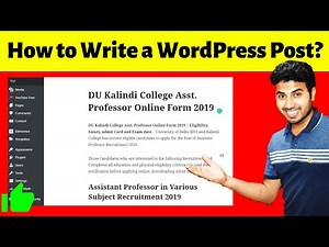 How to Write a Blog Post in WordPress Properly? WordPress Tutorial By Okey Ravi
