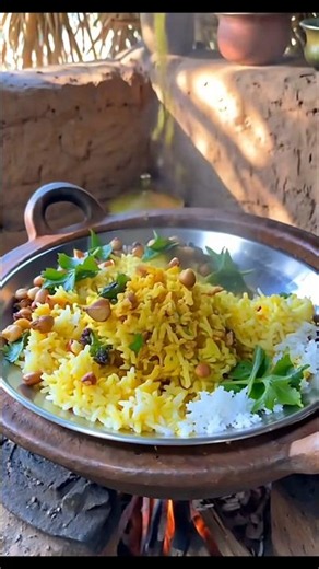 Karnataka Chitranna (Zesty Tempered Lemon Rice with Crunchy Lentils)