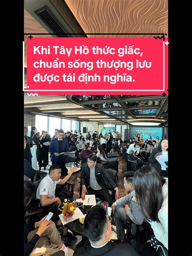 Khi Tây Hồ thức giấc, chuẩn sống thượng lưu được tái định nghĩa. #noblecrystal #sunshine #ciputra #duplex