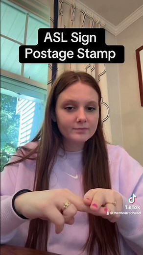 Learn How To Sign "Stamp" in ASL for Beginners | American Sign Language #shorts