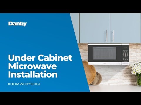 Danby Under Cabinet Microwave Installation - DDMW007501G1