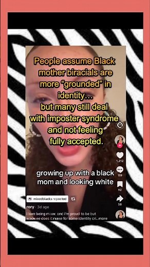 Black Mom Biracial Talks Imposter Syndrome… The Truth About Mixed Identity 👀 #shorts