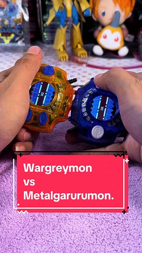 Digivice D2 25th Color Evolution Battle: Wargreymon vs Metalgarurumon