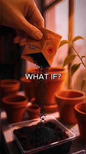 What If You Planted Thousands of California Poppies Indoors?