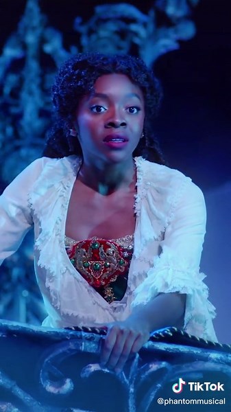 The Phantom of the Opera is there....Emilie Kouatchou & Ben Crawford sing our title song #PhantomBroadway #broadway #musicals #theatre #phantomoftheopera