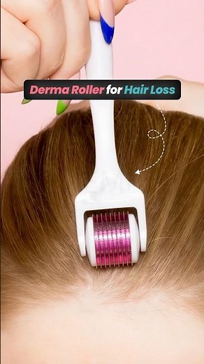 Derma Roller for Hair Loss ↪ 3D Medical Animation #HairLossSolution #HairRegrowth #HairCareTips