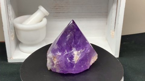 Amethyst Crystal: Natural Bolivia Sharp Clear Purple Point Stands for Display 10 Oz - Etsy