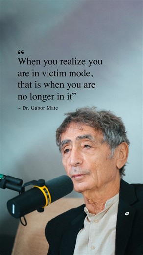Science And Nonduality on Instagram: "In one of the most quietly confronting moments from our recent 5-day film premiere gathering, Gabor Maté speaks with rare honesty about the pull of the victim mindset—and why it can feel safer than accountability. He names how identifying as a victim can offer relief. It allows us to stay in the posture of the wounded child, protected from responsibility, protected from choice. In that place, nothing is asked of us except to be hurt. And yet, he gently point