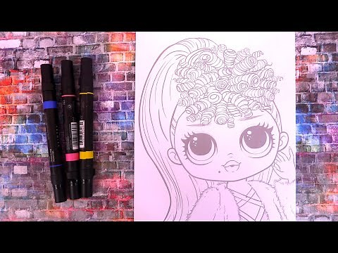 Coloriage Poupées LOL Coloring Lady Diva