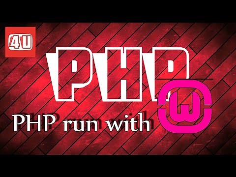 how to open php file in wamp server